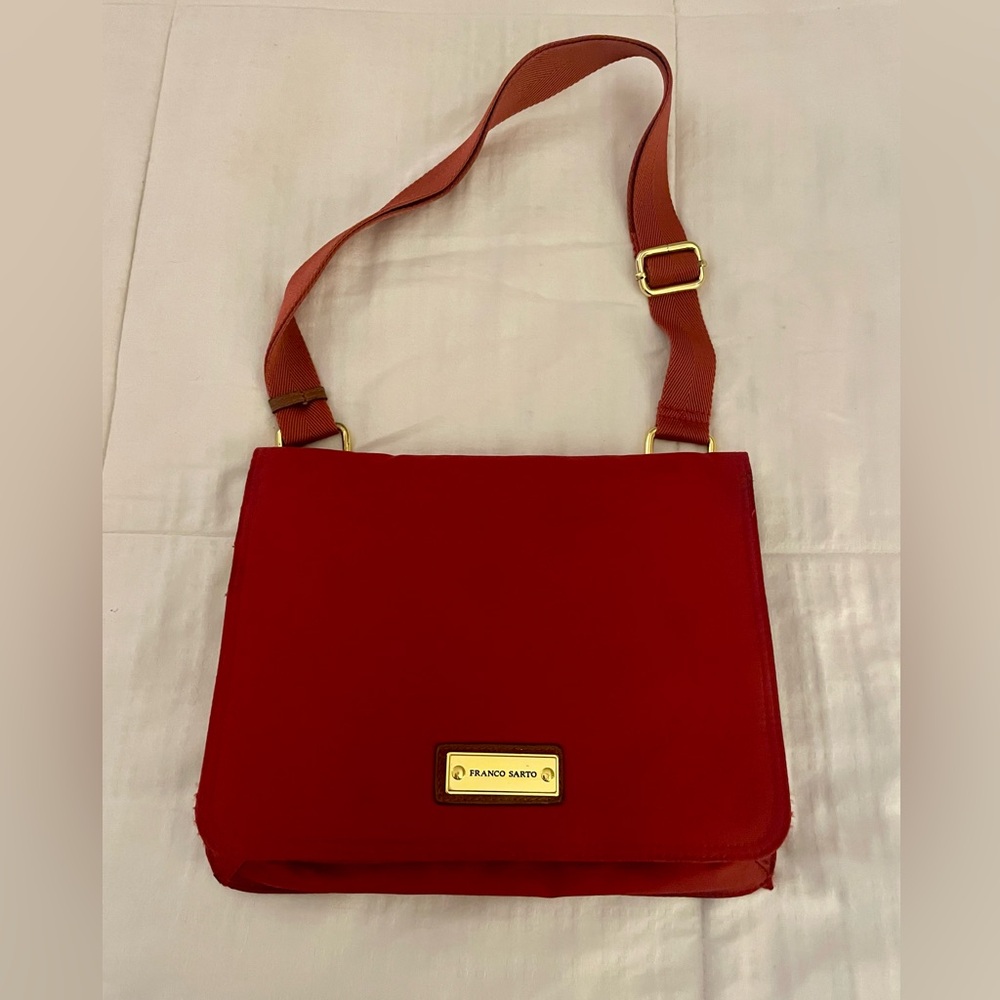 Franco Sarto Bold Red Crossbody Bag
